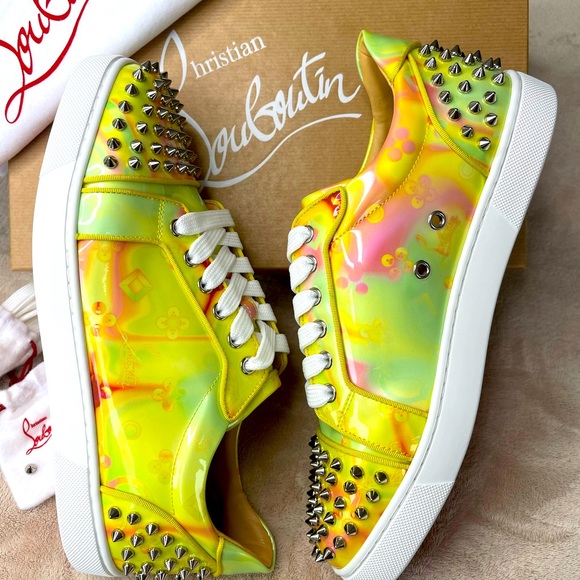New, Authentic Christian Louboutin sneakers with spikes - Picture 4 of 8